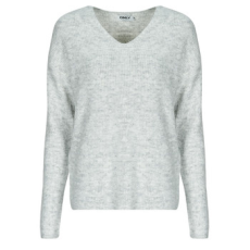 Only Pulóverek ONLCAMILLA V-NECK Szürke EU XL