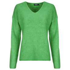 Only Pulóverek ONLCAMILLA V-NECK Zöld EU M