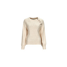 Only Pulóverek ONLEMMA LS BUTTON ONECK KNT Bézs EU S női pulóver, kardigán