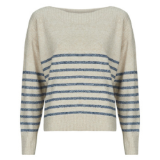 Only Pulóverek ONLGLORY LIFE LS BOATNECK Bézs EU S