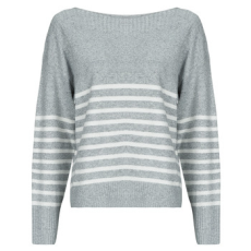 Only Pulóverek ONLGLORY LIFE LS BOATNECK Szürke EU M