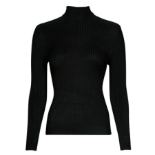 Only Pulóverek ONLKAROL L/S ROLLNECK PULLOVER KNT NOOS Fekete EU XL női pulóver, kardigán