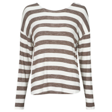 Only Pulóverek ONLLIRA L/S STRING TOP JRS Bézs XL női pulóver, kardigán
