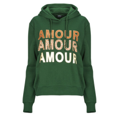 Only Pulóverek ONLMAIA L/S BELIEVE HOOD Zöld EU XS