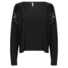 Only Pulóverek ONLSTARRY LS SEQUIN Fekete EU XS női pulóver, kardigán