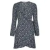 Only Rövid ruhák ONLCARLY L/S WRAP SHORT DRESS Tengerész DE 34