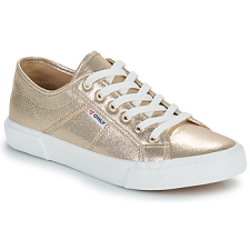 Only Rövid szárú edzőcipők ONLNICOLA CANVAS SNEAKER METALLIC Arany 38 női cipő