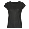 Only Rövid ujjú pólók ONLSILVERY S/S V NECK LUREX TOP JRS Fekete EU S