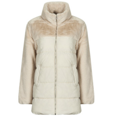 Only Steppelt kabátok ONLWANJA FUR PUFFER MIX COAT CC OTW Bézs EU M