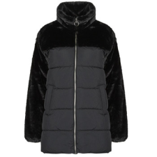 Only Steppelt kabátok ONLWANJA FUR PUFFER MIX COAT CC OTW Fekete EU M női dzseki, kabát