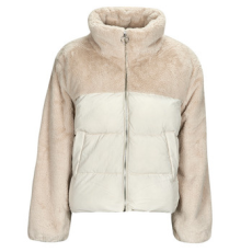 Only Steppelt kabátok ONLWANJA FUR PUFFER MIX JACKET CC OTW Bézs EU M