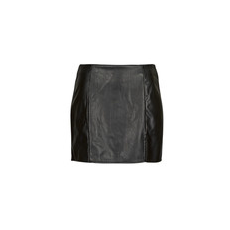 Only Szoknyák ONLLENI FAUX LEATHER SLIT SKIRT PNT Fekete EU XS