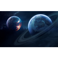  Öntapadó és lemosható fali tapéta Bolygóközi ütés, 300 x 250 cm tapéta, díszléc és más dekoráció