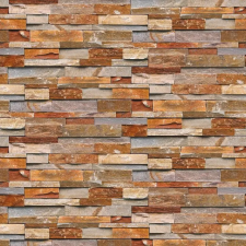  Öntapadó és mosható falfestmény Barna kőfal, 300 x 200 cm tapéta, díszléc és más dekoráció