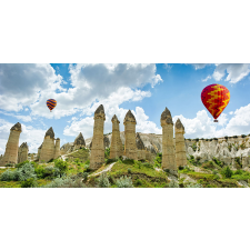  Öntapadó és mosható falfestmény Capadoccia 2, 200 x 150 cm tapéta, díszléc és más dekoráció