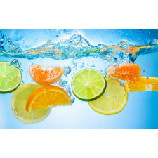  Öntapadó és mosható falfestmény Citrus vízben, 400 x 250 cm tapéta, díszléc és más dekoráció