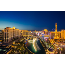  Öntapadó és mosható falfestmény City35 Las Vegas éjszaka, 250 x 200 cm tapéta, díszléc és más dekoráció