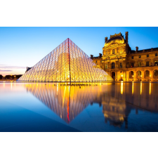  Öntapadó és mosható falfestmény City67 Louvre Paris, 350 x 200 cm tapéta, díszléc és más dekoráció