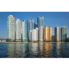 Öntapadó és mosható falfestmény City71 Busan Dél-Korea, 250 x 150 cm