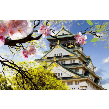  Öntapadó és mosható falfestmény Cseresznye és hagyomány, 250 x 150 cm tapéta, díszléc és más dekoráció