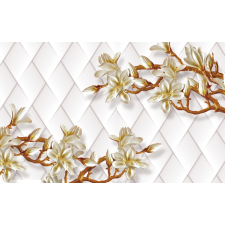  Öntapadó és mosható falfestmény Cseresznyevirágok, 300 x 200 cm tapéta, díszléc és más dekoráció