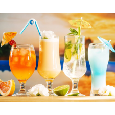  Öntapadó és mosható falfestmény Food17 - koktél, 250 x 200 cm tapéta, díszléc és más dekoráció