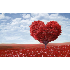  Öntapadó és mosható falfestmény Love Tree, 250 x 200 cm tapéta, díszléc és más dekoráció