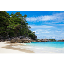  Öntapadó és mosható falfestmény Strand sziklákkal, 200 x 150 cm tapéta, díszléc és más dekoráció