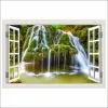  Öntapadó és mosható falfestmény Window Bigar Waterfall Romániából, 300 x 200 cm