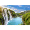 Öntapadó és mosható fali tapéta Cascada46 Vízesés a dombról, 250 x 200 cm