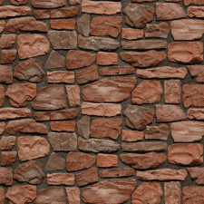  Öntapadó és mosható fali tapéta Különféle sötétbarna kőfal, 250 x 200 cm tapéta, díszléc és más dekoráció