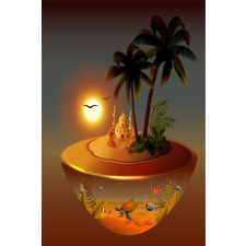  Öntapadó és mosható fali tapéta Palmieri19, 150 x 205 cm tapéta, díszléc és más dekoráció