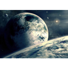  Öntapadó és mosható fali tapéta Universe szürke színben, 350 x 200 cm tapéta, díszléc és más dekoráció