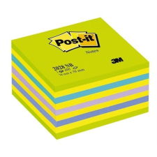 Öntapadó jegyzettömb, 76x76 mm, 450 lap, 3M POSTIT, lollipop zöld jegyzettömb