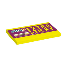 Öntapadó jegyzettömb STICK'N extra erős 76x127mm neon sárga 90 lap post-it