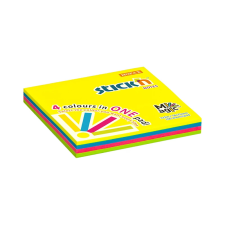  Öntapadó jegyzettömb STICK`N 76x76mm neon magic pad 100 lap post-it