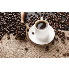  Öntapadó tapéta Összetétel63 Csésze és kávébab, 250 x 200 cm tapéta, díszléc és más dekoráció