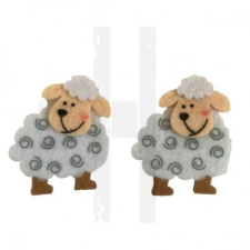  ÖNTAPADÓS BÁRÁNY DEKOR - 6 db/csomag dekorációs kellék