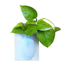  Öntapadós fali szilikon váza, rózsaszín, rózsaszín dekoráció