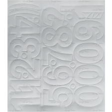 . Öntapadós matrica, 5 cm-es, számlap, fehér információs címke