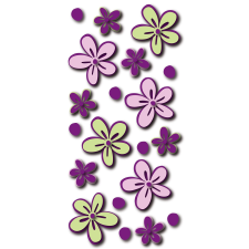 Öntapadós szivacsdekor színes körök 15 cm x 30 cm tapéta, díszléc és más dekoráció