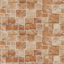  Öntapadós tapéta Barna téglalap alakú kőfal, 300 x 200 cm tapéta, díszléc és más dekoráció