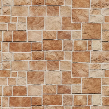  Öntapadós tapéta Barna téglalap alakú kőfal, 300 x 250 cm tapéta, díszléc és más dekoráció