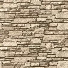 Öntapadós tapéta Krém kőfal, 250 x 150 cm tapéta, díszléc és más dekoráció