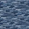  Öntapadós tapéta Vékony kék kőfal, 400 x 250 cm