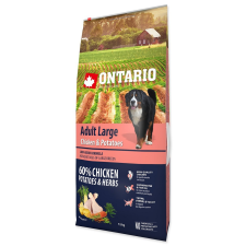 Ontario DOG ADULT LARGE CHICKEN AND POTATOES AND HERBS (12KG) kutyaeledel