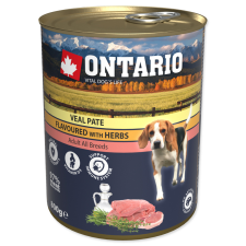 Ontario KONZERV DOG VEAL PATE FLAVOURED WITH HERBS 800G, 214-21184 kutyaeledel