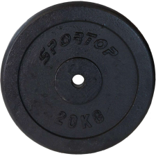 öntöttvas fekete súlyzó 20 kg enero fit fi26.5 kézisúlyzó