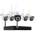 Onvif 5 Kültéri MIX Wifi 1 forgatható és 4 fix megfigyelő kamera rendszer 3MP, 8 csatornás ONVIF NVR, színes éjszakai látás, H.265+