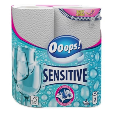 Ooops! Kéztörlő tekercses háztartási OOOPS! Sensitive 2 rétegű 2 tekercses papírárú, csomagoló és tárolóeszköz